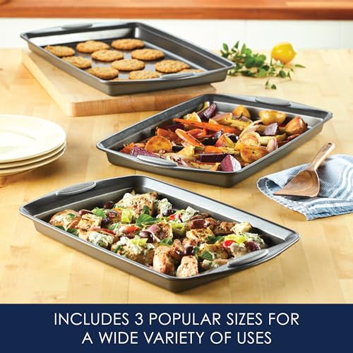 Bakeware Nonstick Cookie Pan Set (3 Count)