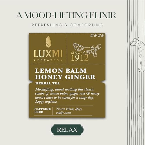 Estates Lemon Balm Honey Ginger 25 teabags (15 Count)