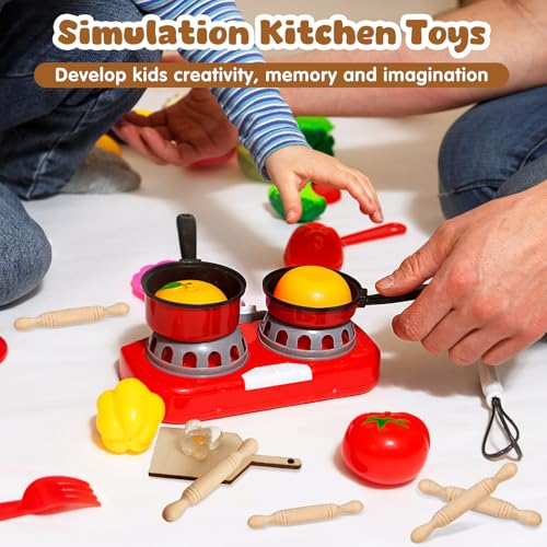 30 Pcs Mini Rolling Pins 1.96 Inch Wooden Simulation Kitchen Toys for Kids Miniature Dough Rollers for Dollhouse Decor Educational Craft Tools for Creativity and Imagination