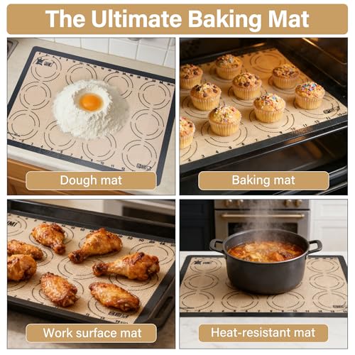 2 Pack Silicone Baking Mats