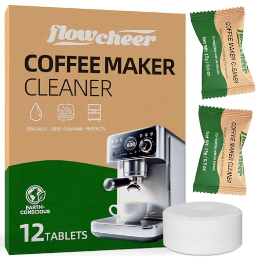 Coffee Maker Cleaner & Descaler Tablets 12 (12 Count)