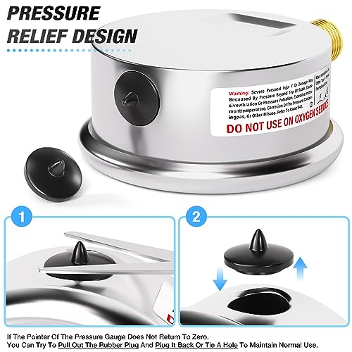 0~160Psi Liquid Filled Pressure Gauge 1
