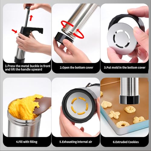 Stainless Steel Cookies Press