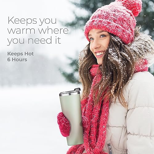 16 oz Insulated Coffee Tumbler with Leakproof Lid