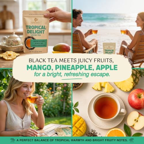 Tropical Delight Fruity Loose Tea (3.53 Ounce)