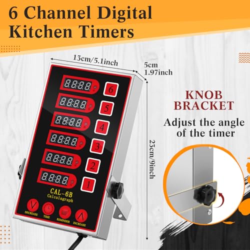 1 Pack Commercial Digital Kitchen Timer for Cooking