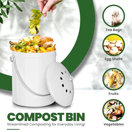 Countertop Compost Bin 1.3 Gallon