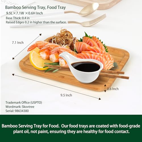 Small Bamboo Serving Tray