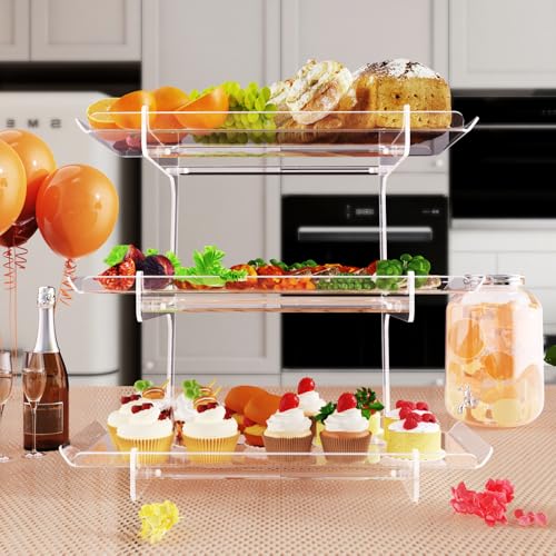 3 Tier Acrylic Serving Tray