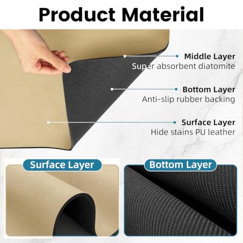 24x16 Inch Coffee Mat