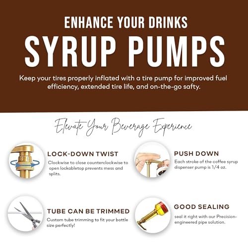 Syrup Pump Dispenser + Torani® Toasted Marshmallow Syrup (25.4 Fl Oz)