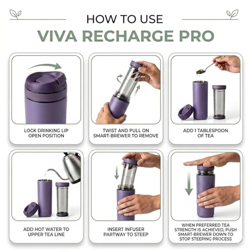 VIVA Recharge Tea Infuser Bottle