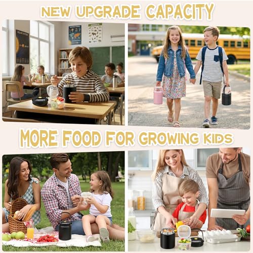 20oz Soup Thermo for Hot Food with a Snack Box Container