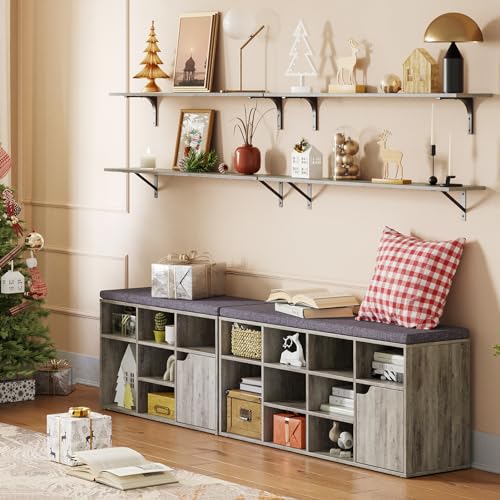 Long Wall Shelves (2 Count)