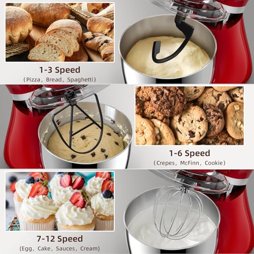 Stand Mixer 12 Speeds Tilt