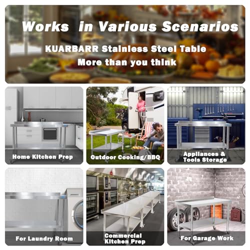 Stainless Steel Table 30 x 18 Inch