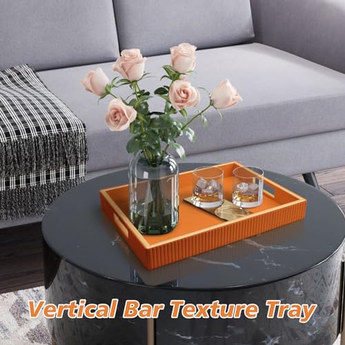 Leather Tray Desktop Storage Organizer