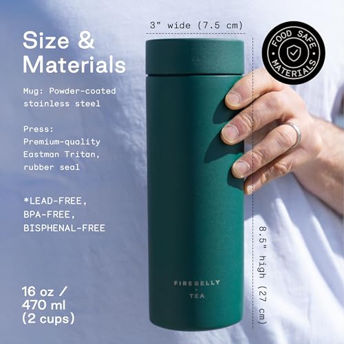 Travel Tea Infuser Mug with Strainer