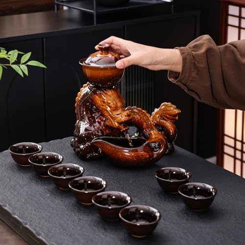 Chinese Gongfu Tea Set Ceramic Teapot with Infuser