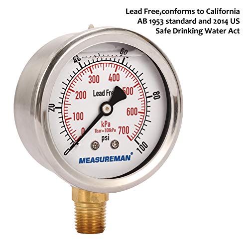 Lead Free Pressure Gauge