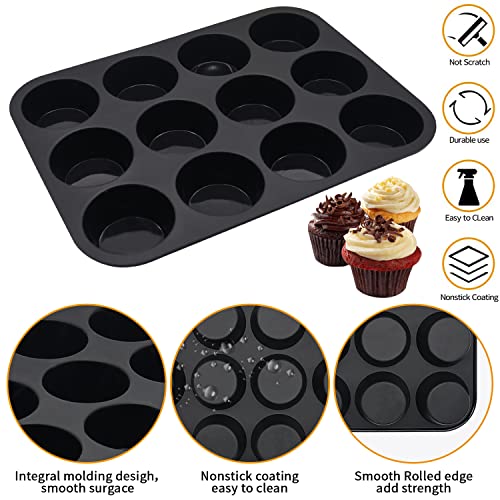 Silicone Muffin Pan Set (3 Count)