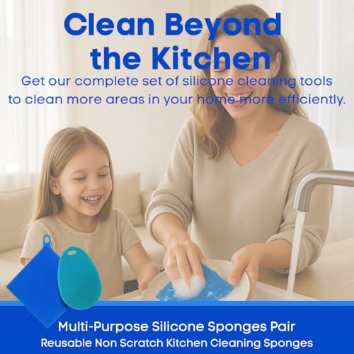Silicone Dish Sponge Dish Scrubber
