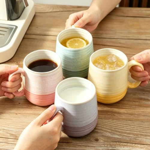 15oz Coffee Mugs Set of 4 (4 Count)