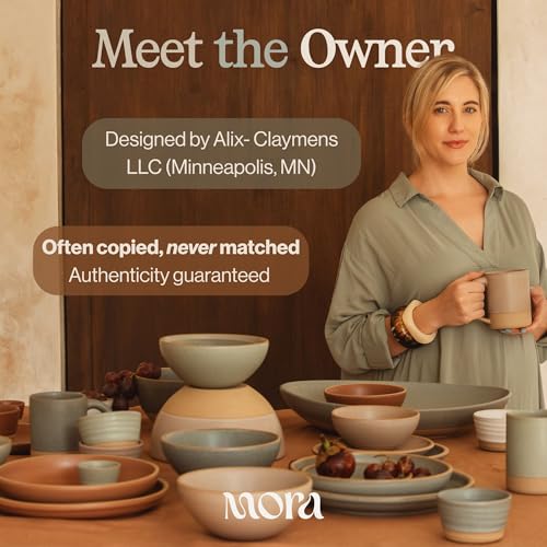 Mora Ceramic Chips and Dip Serving Tray
