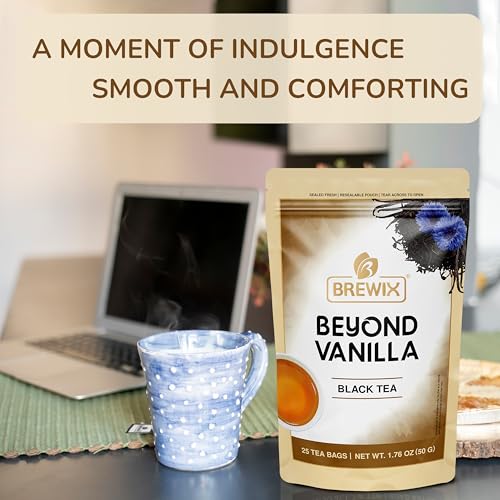 Vanilla Caramel Black Tea Bags (25 Count)