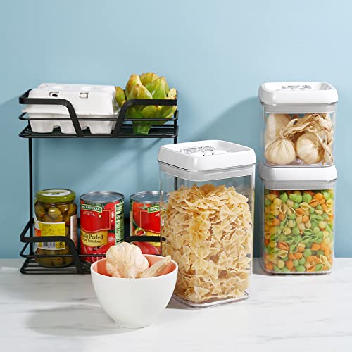 Flip Tite Food Storage Container 5" LARGE 5pk Set + No Residue Label (5 Count)