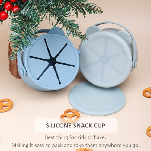 Silicone Snack Cups for Toddlers