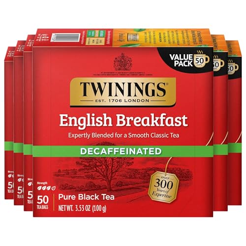 Decaffeinated English Breakfast Black Tea Bags (300 Count)