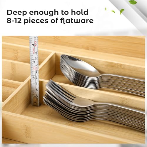 Silverware Organizer for Cabinet Drawer