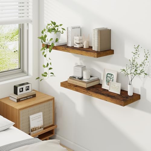 9.3Inch Deep Floating Shelves for Wall (2 Count)