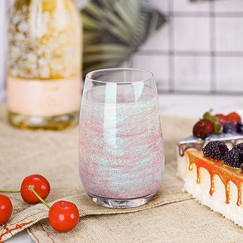 Edible Food Grade Glitter Powder Glimmer Luster Dust Metallic Fancy Food Decorating Sprinkle Glimmery Dust for Drink Wine Beverage Cake Bakery Vegan Allergen