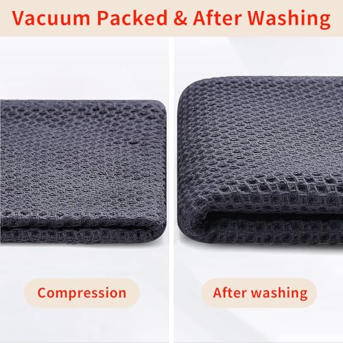 100% Cotton Waffle Weave Kitchen Dish Towels 24 (24 Count)