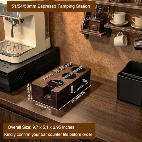 Upgraded Espresso Tamping Station