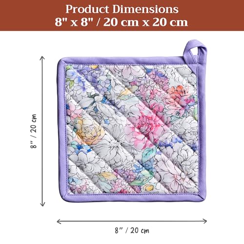 Pot Holders 100% Cotton Potholders (2 Count)