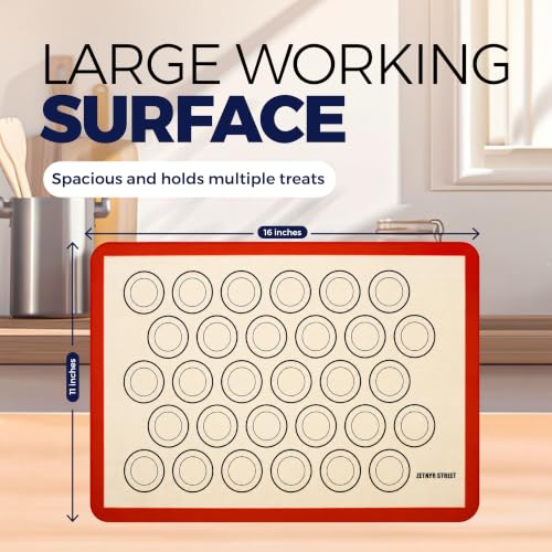 Macaron Baking Mat Silicone Non Stick (4 Count)