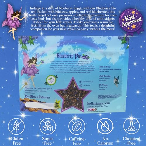 Blueberry Pie for Kids Using Real Fruit Pieces
