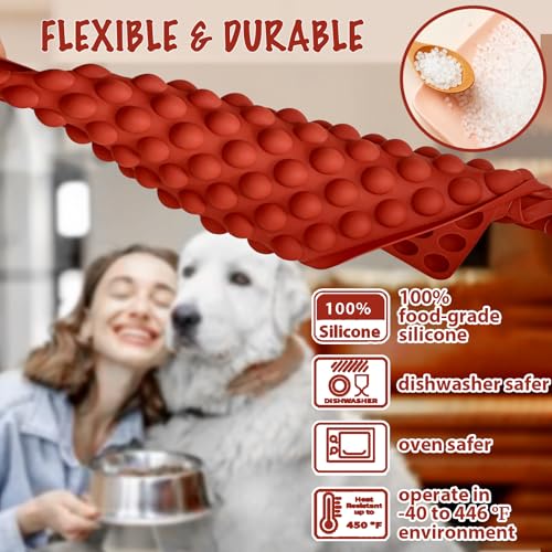 Mini Semi Sphere Shape Molds Silicone (2 Count)