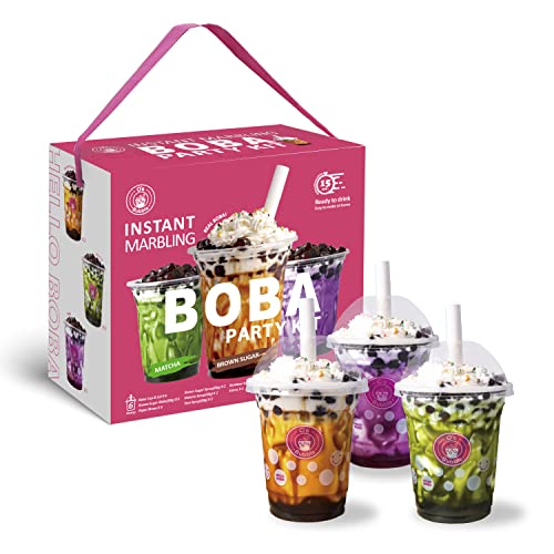 All-in-One Boba Tea Kit for Kids (Party Variety Pack Upgrade) (6 Count)