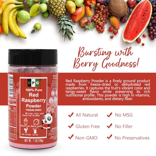 Freeze Dried Red Raspberry Juice Powder 7 Oz (7 Ounce)