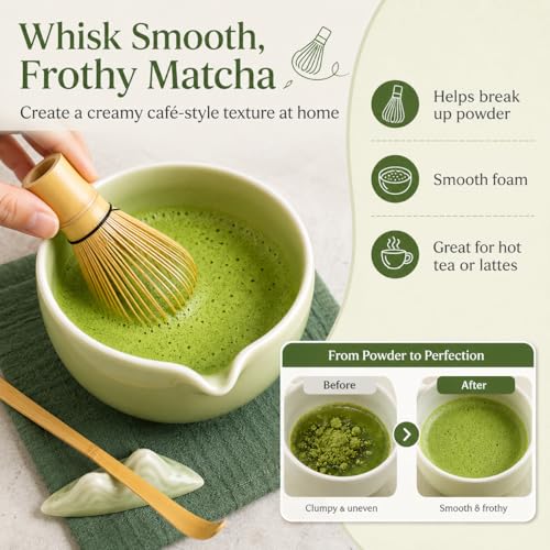 Matcha Whisk Set with Bowl