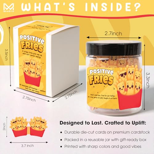 Positive Jar 60 Positive Affirmation Cards Funny Mothers Day Gifts for Mom From Daughter Son Sister Friend Coworkers Nurse Teachers Appreciation Gifts Cinco De Mayo