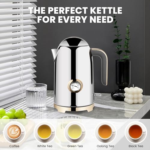 57oz Electric Kettle with Thermometer