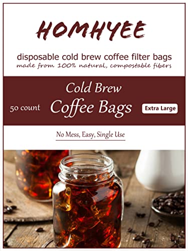 Disposable Cold Brew Coffee Filters (60 Count)