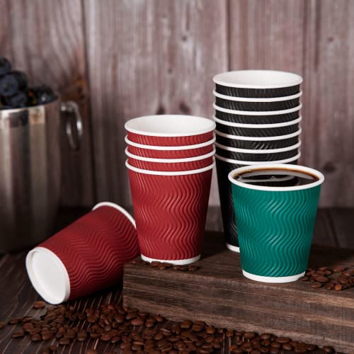 10 oz Insulated Paper Coffee Cups (120 Count)
