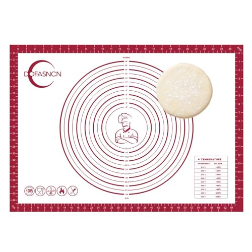 Silicone Pastry Mat Dough Baking Bread Sourdough Fondant Pie Dough Pizza