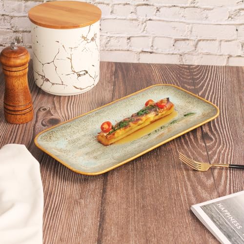 Ceramic Dinner Plates Dish Set (4 Count)